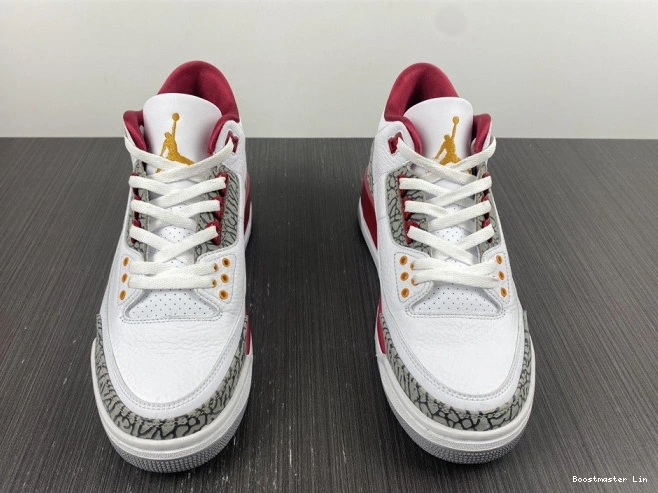 Bmlin 3 Cardinal Retro Red CT8532-126 Jordan 0710